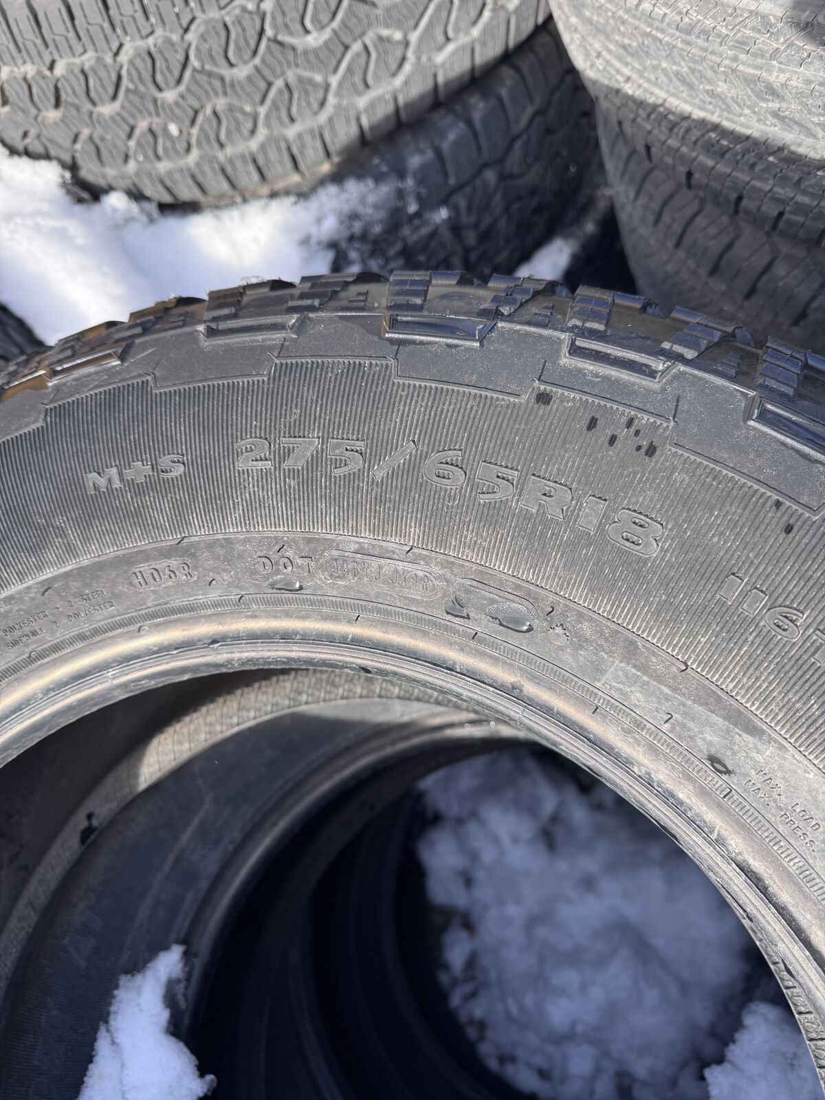Brand New Goodyear Wrangler 275/65R18 Truck Tires-Half Price