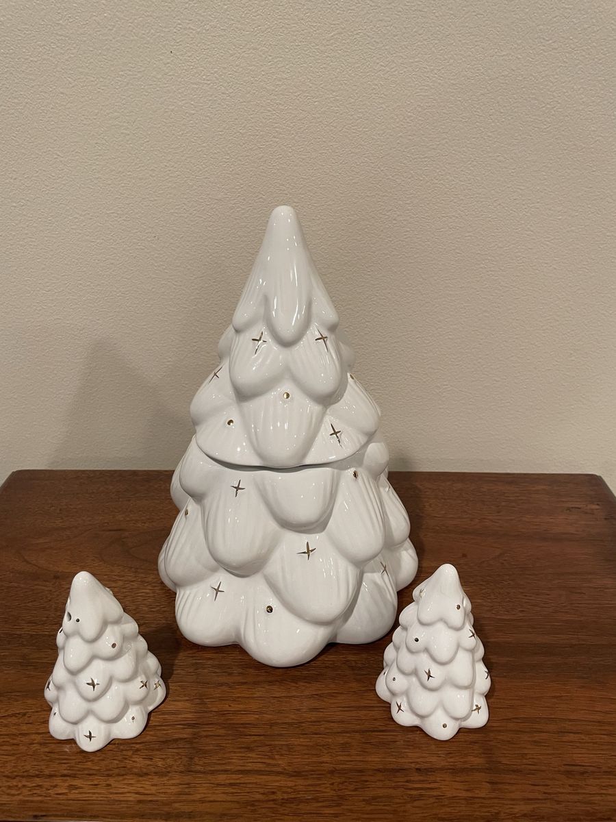 Harry & David Christmas Tree Cookie Jar