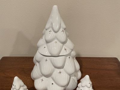 Harry & David Christmas Tree Cookie Jar