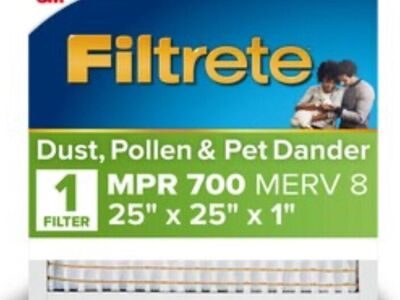 Air Filtrete 25 x 25 x 1 MERV 8 700 6 Pack
