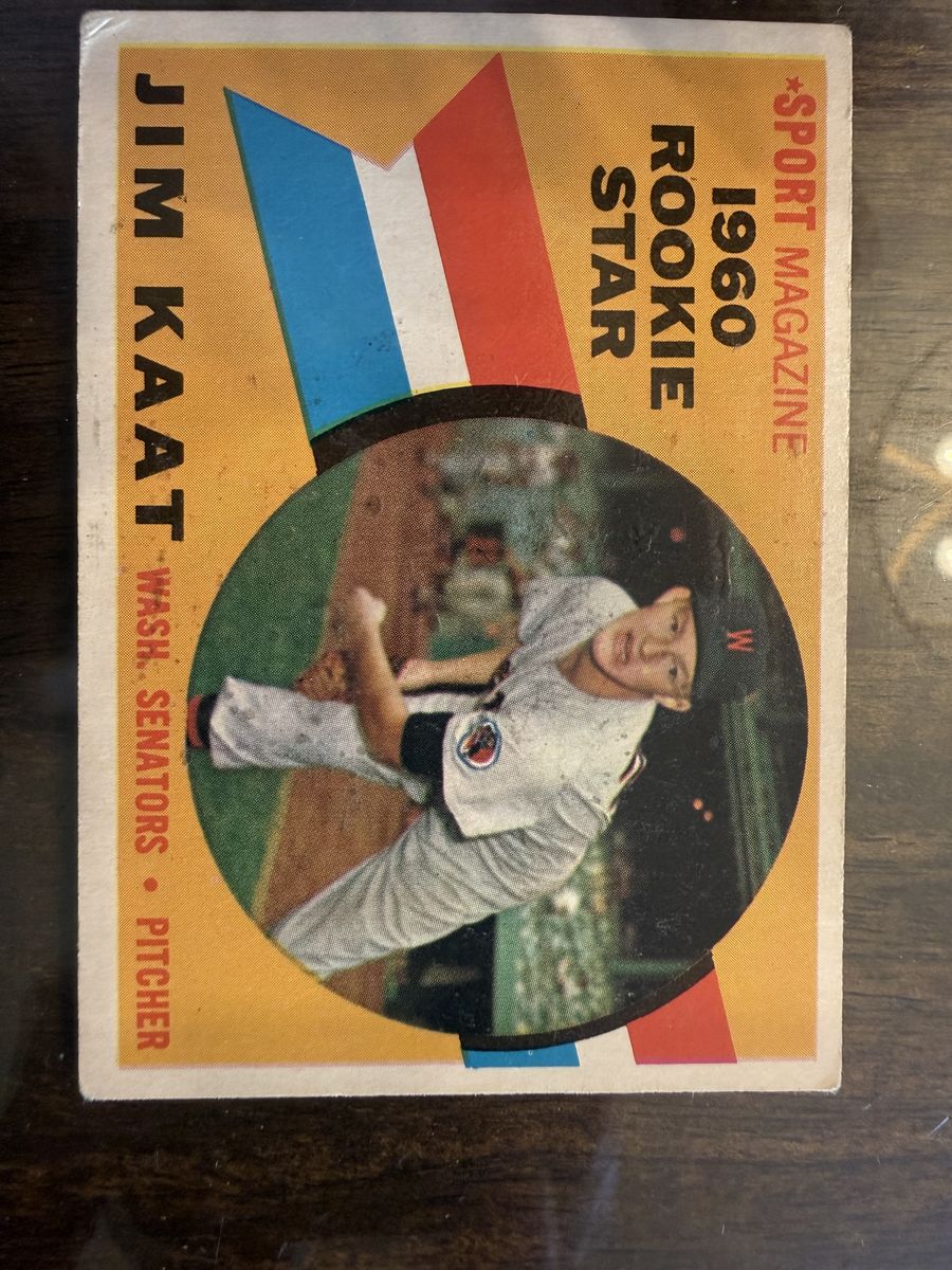 1960 Topps Jim Kaat #136 Rookie Card – HOF