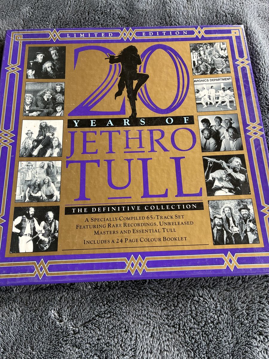Jethro Tull - 20 Years of Jethro Tull: The Definitive Collection Limited Edition 65-Track Set.  I have 2 sets. 1 vinyl 1 cds