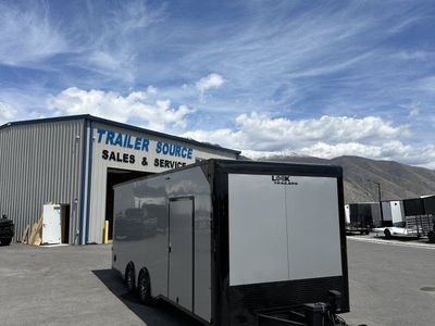 8.5x24 Look Vision Circuit Edition Enclosed Race Car Hauler Trailer - 7'6" Interior - 10K GVWR - .080 PolyCor, 48" Side Door,