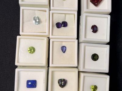 Private Gemstone Collection (19 Stones) – Star Sapphire, Moldavite, Faceted & Cabochon Set – $2,999 OBO