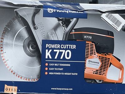 Husqvarna K770 Gas Power Cutter - 14” Handheld Saw