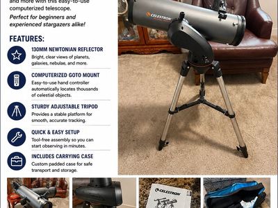 Celestron NexStar 130SLT 130mm Newtonian Reflector Computerized GoTo Telescope