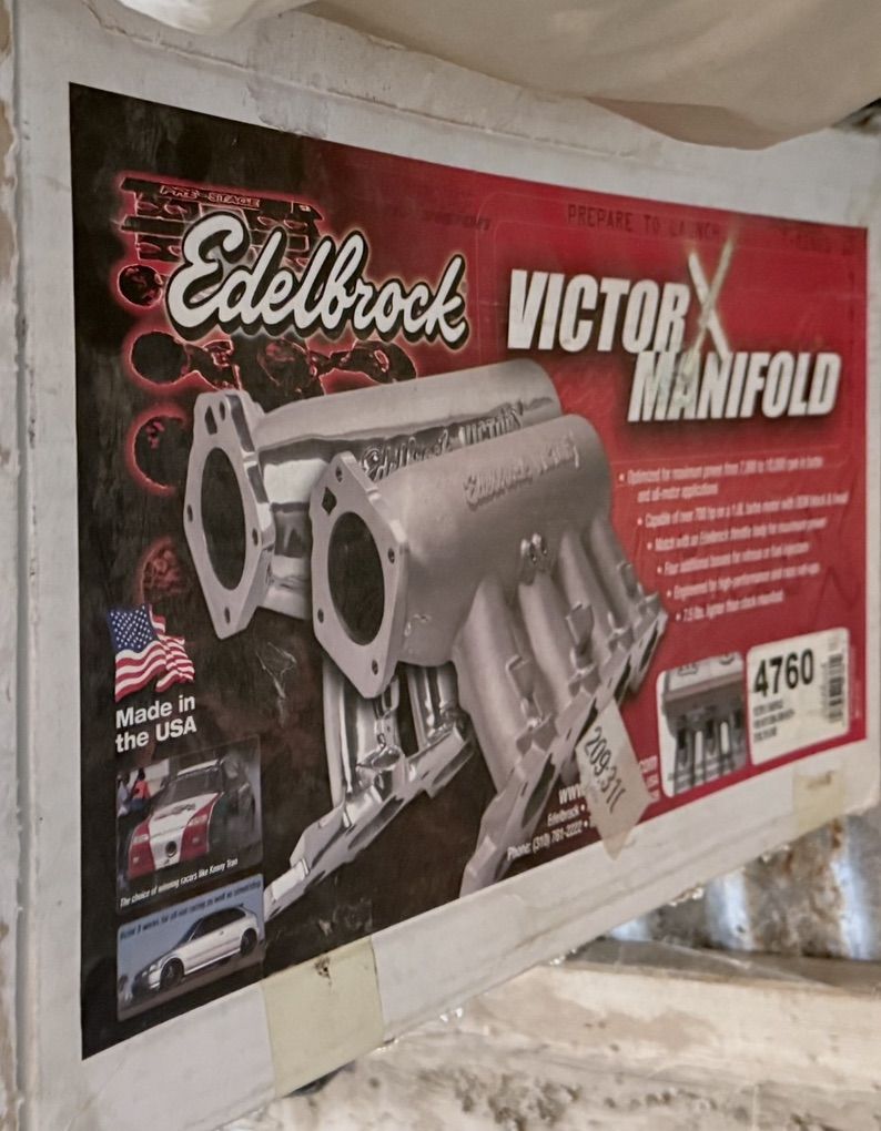 Grs Edelbrock Inteke Manifold NIB