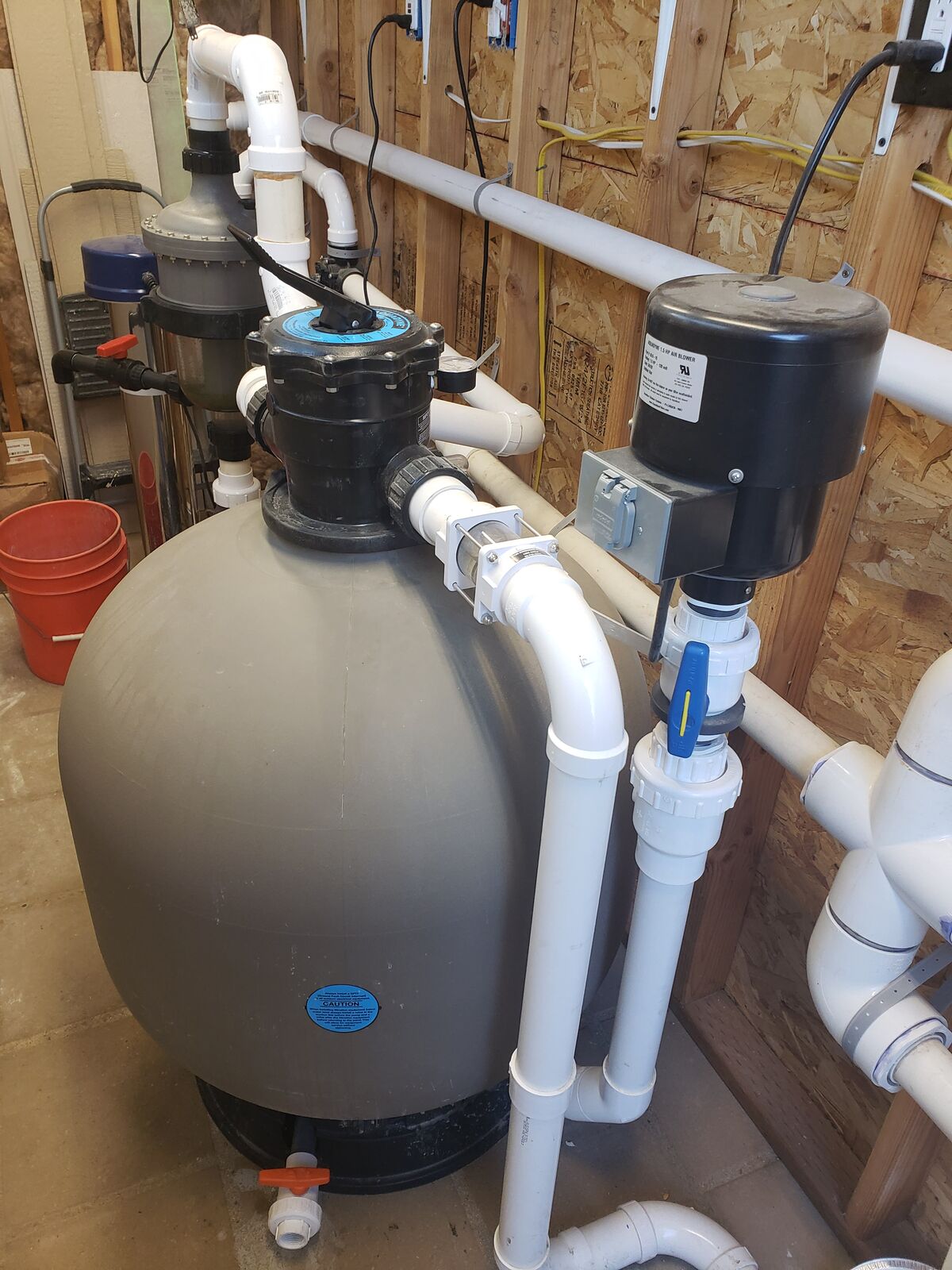 Aquadyne 16000 Commercial Grade Bead Filter with Dyna Max Blower