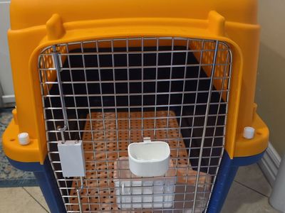 New Assembled Pet Express Pet Crate Durable, Heavy Duty Dog Cat Kennel, Airline Approved Pet Carrier