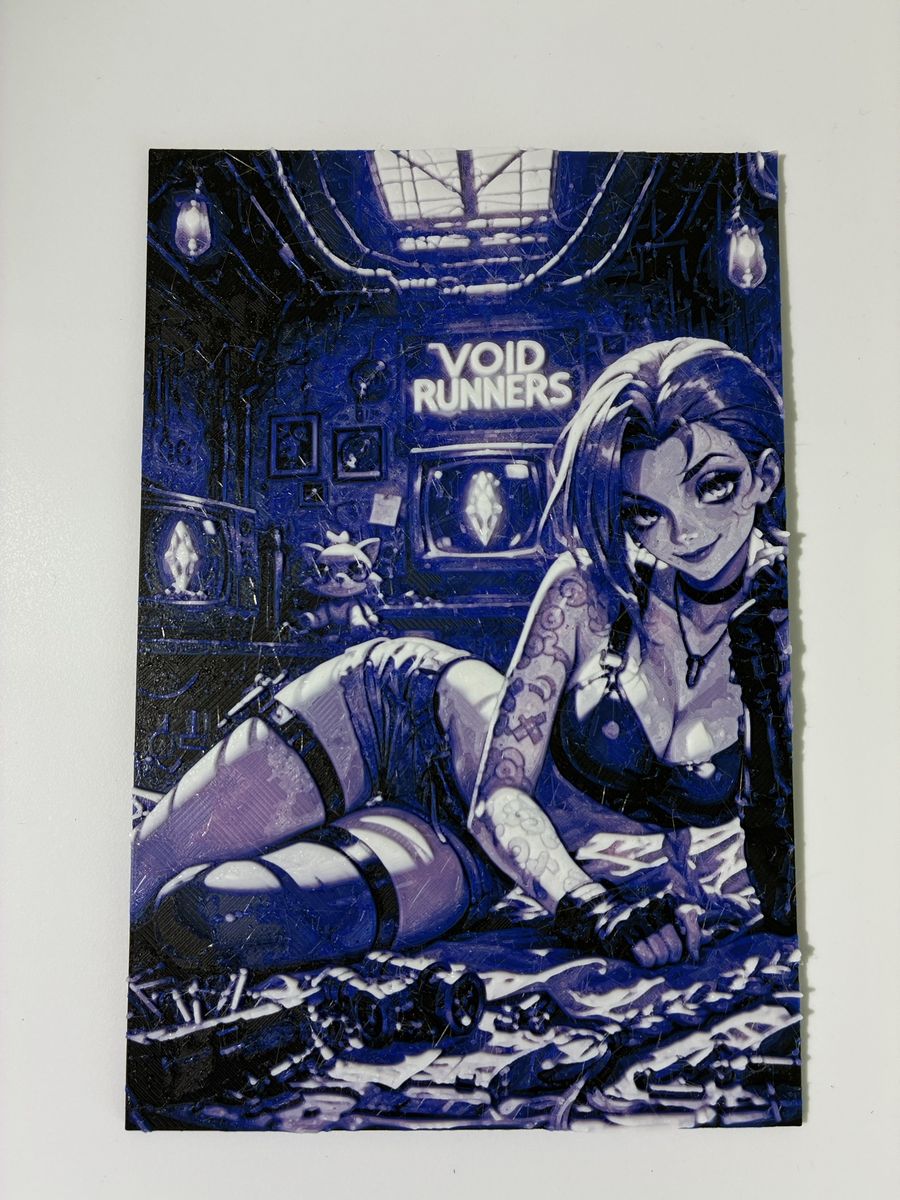 Jinx 3D Printed Wall Art