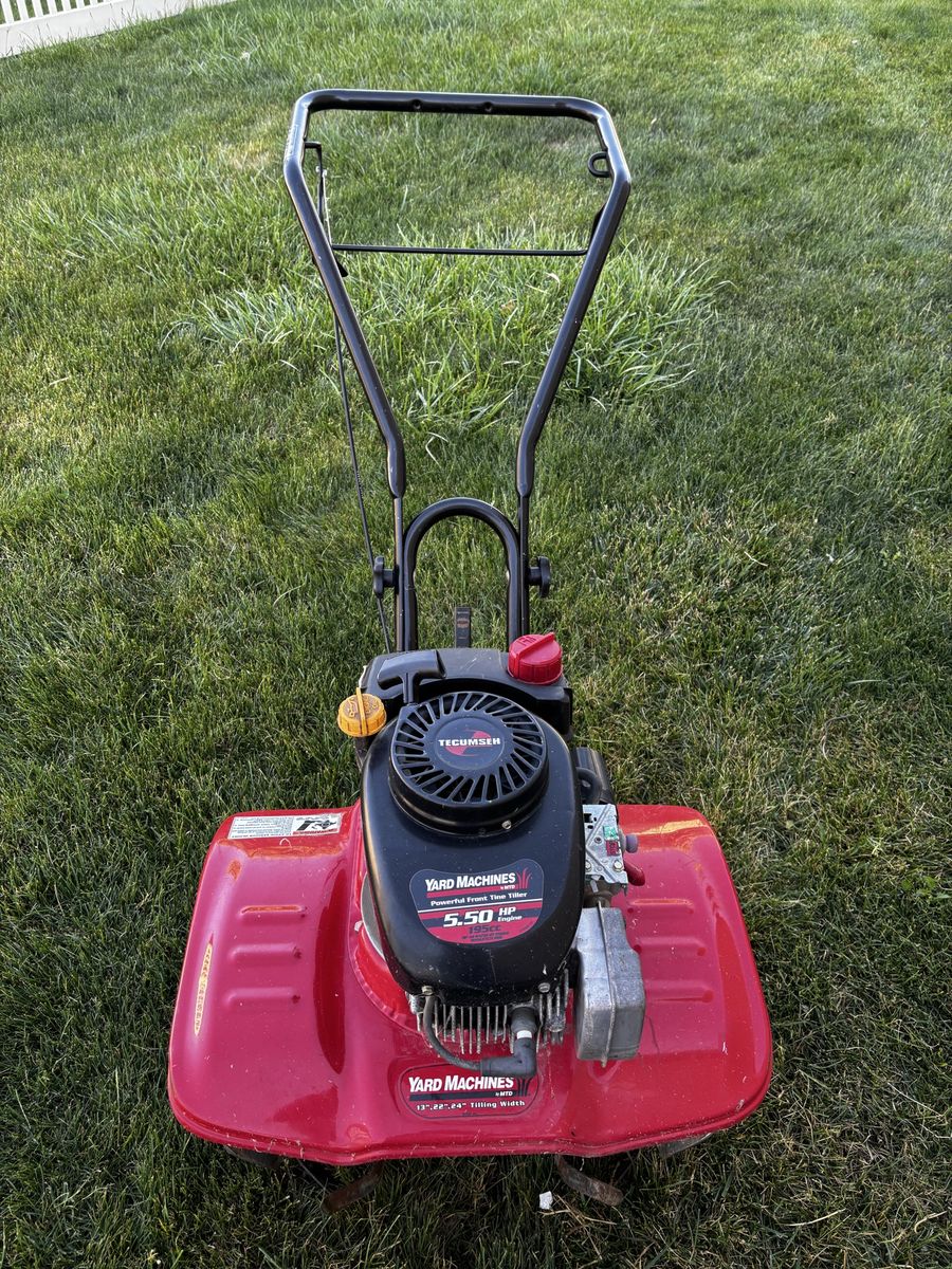 MTD Tiller 5.5HP, Adjustable Width Tines