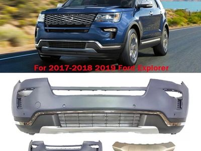 Complete Front Bumper Cover Kit For 2018-2019 ford Explorer w/ Park Sensors