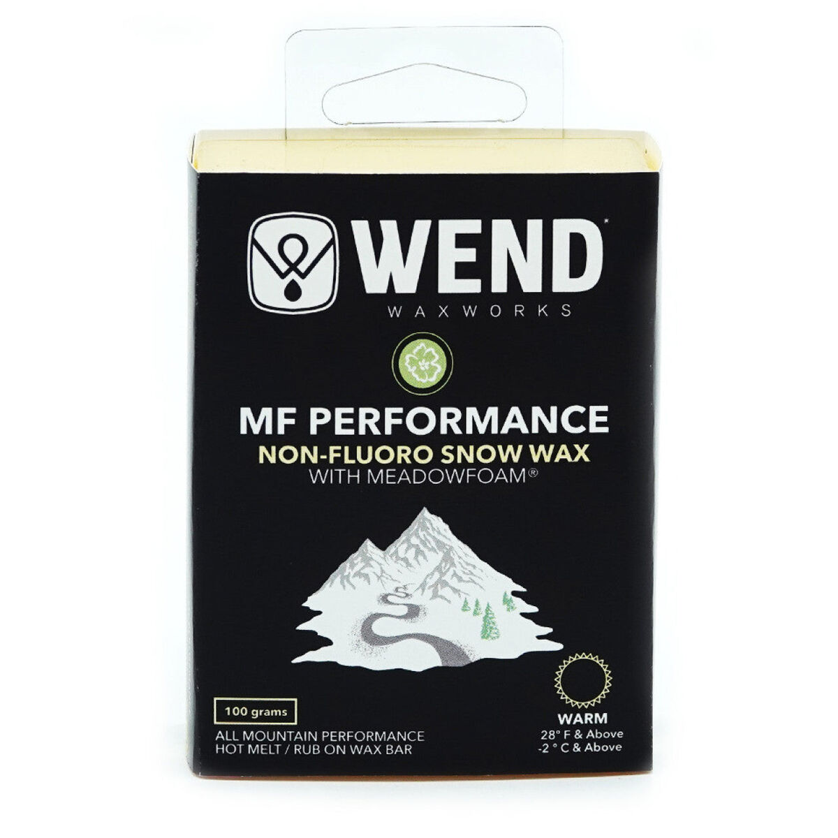 Wend MF Performance Box 100G Ski & Snowboard Wax - Warm/Yellow