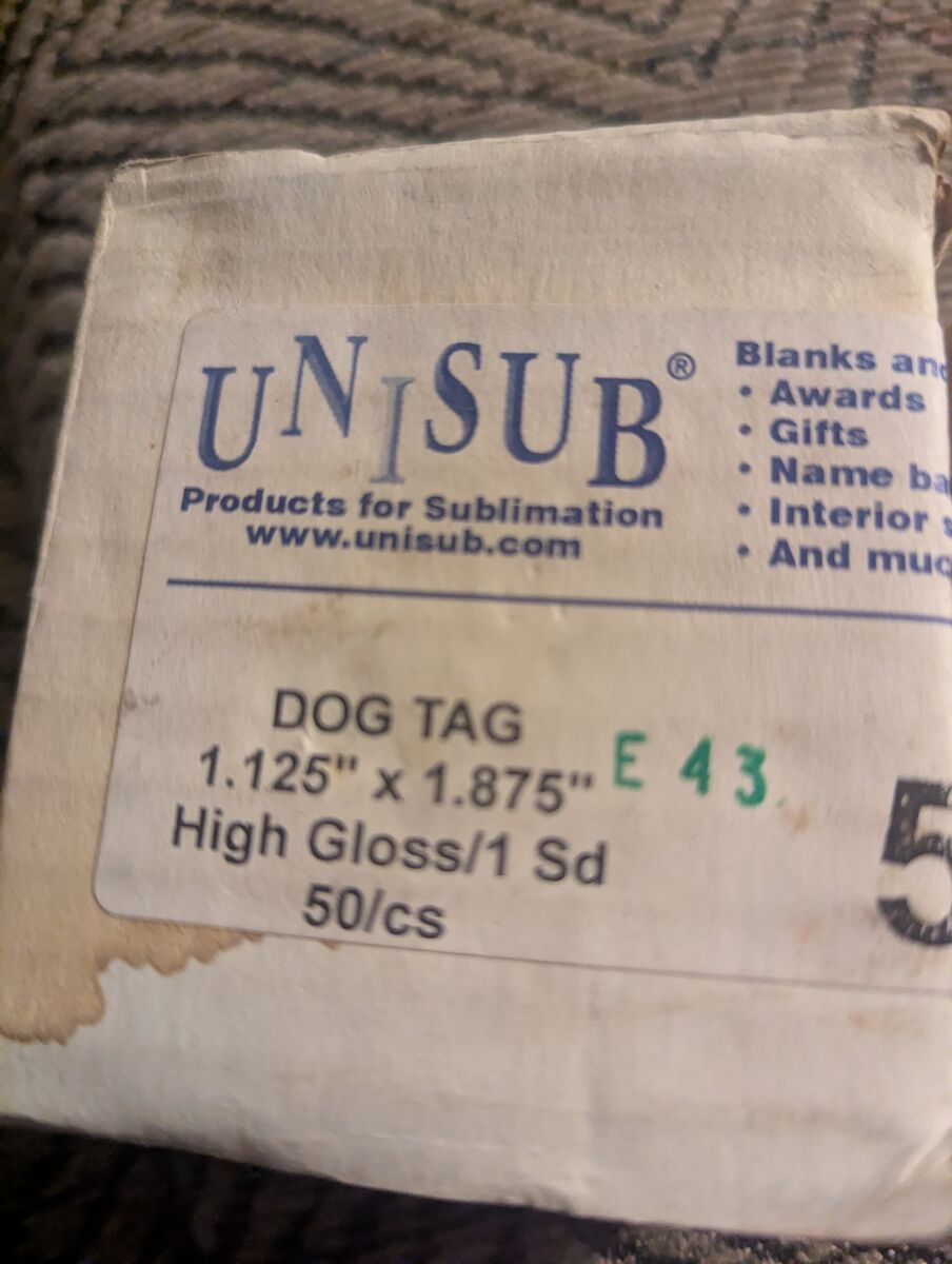 Unisub dog tags 50