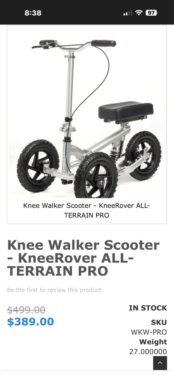 Knee Scooter, KneeRover