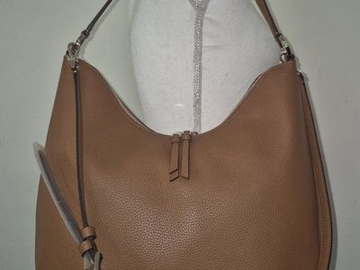 $450 New KATE SPADE Zippy Pebble Calf Leather Large Convertible Bag Crossbody