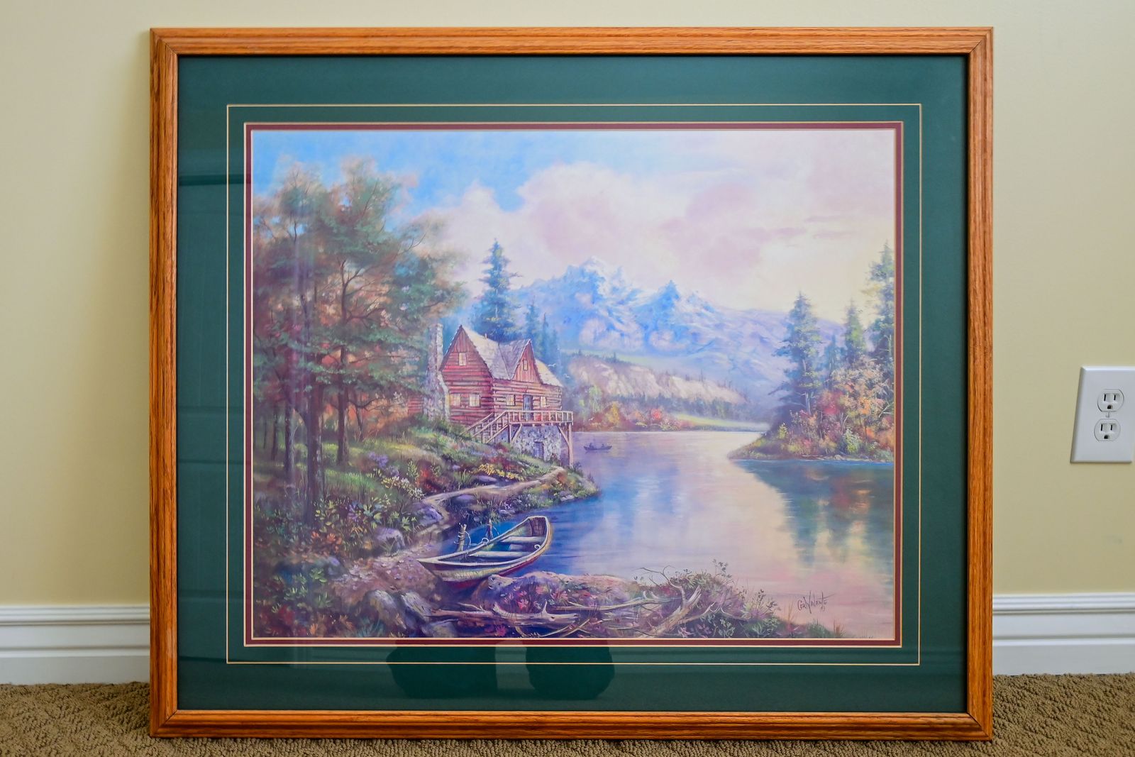 Framed outdoor scenes