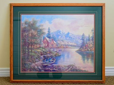 Framed outdoor scenes