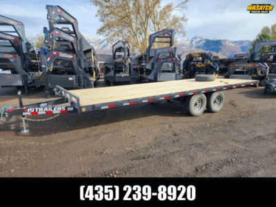 PJ Trailers 8.5X22 14K L7 6"CHANNEL DECKOVER Equipment Trailer