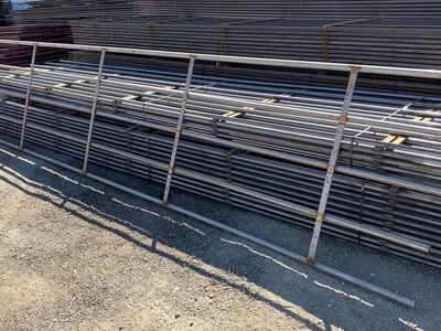 Continuous Fence Panel 1-1/2" OD 5 rail - 16ga thick 4'x20' - $135.95