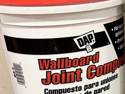 wallboard Joint compound about 3/4 full