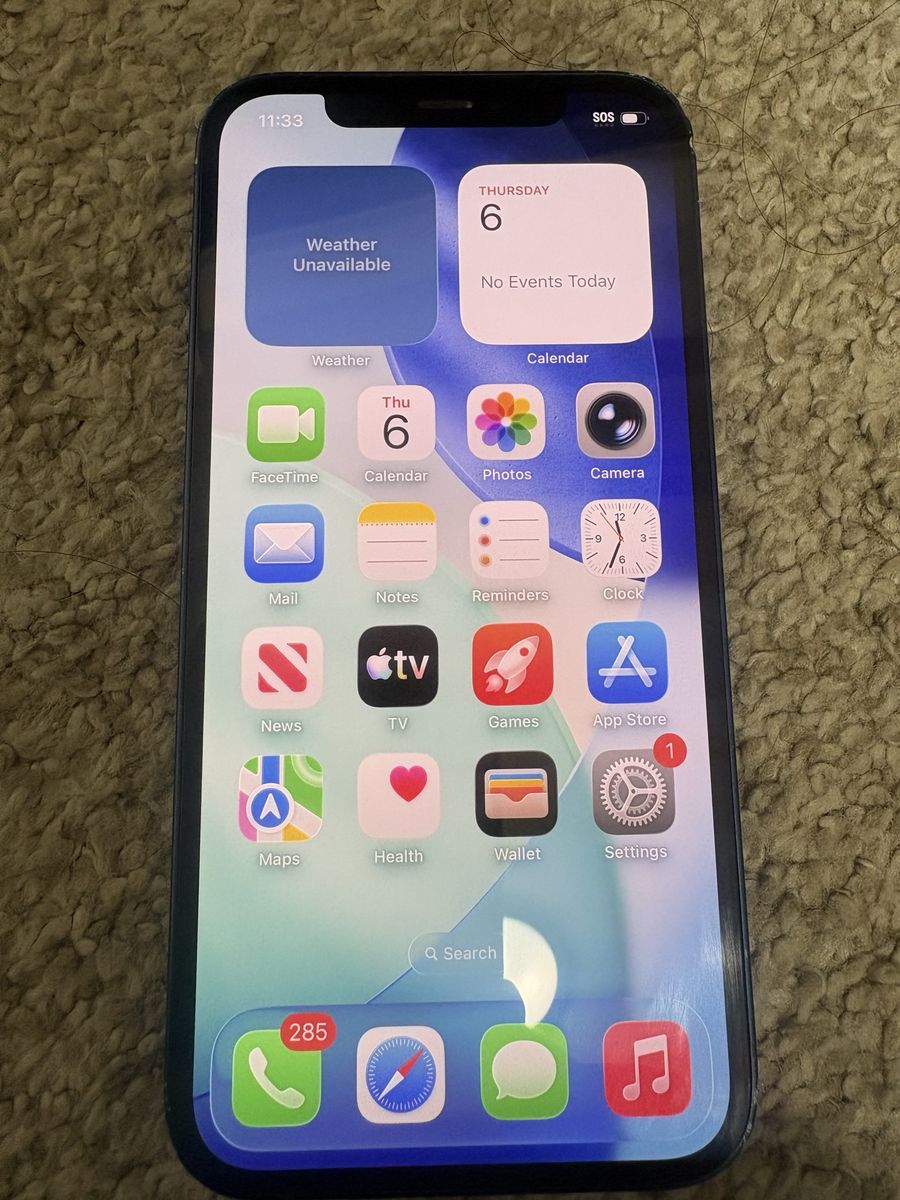 Apple iPhone 12 unlocked 64gb - Blue