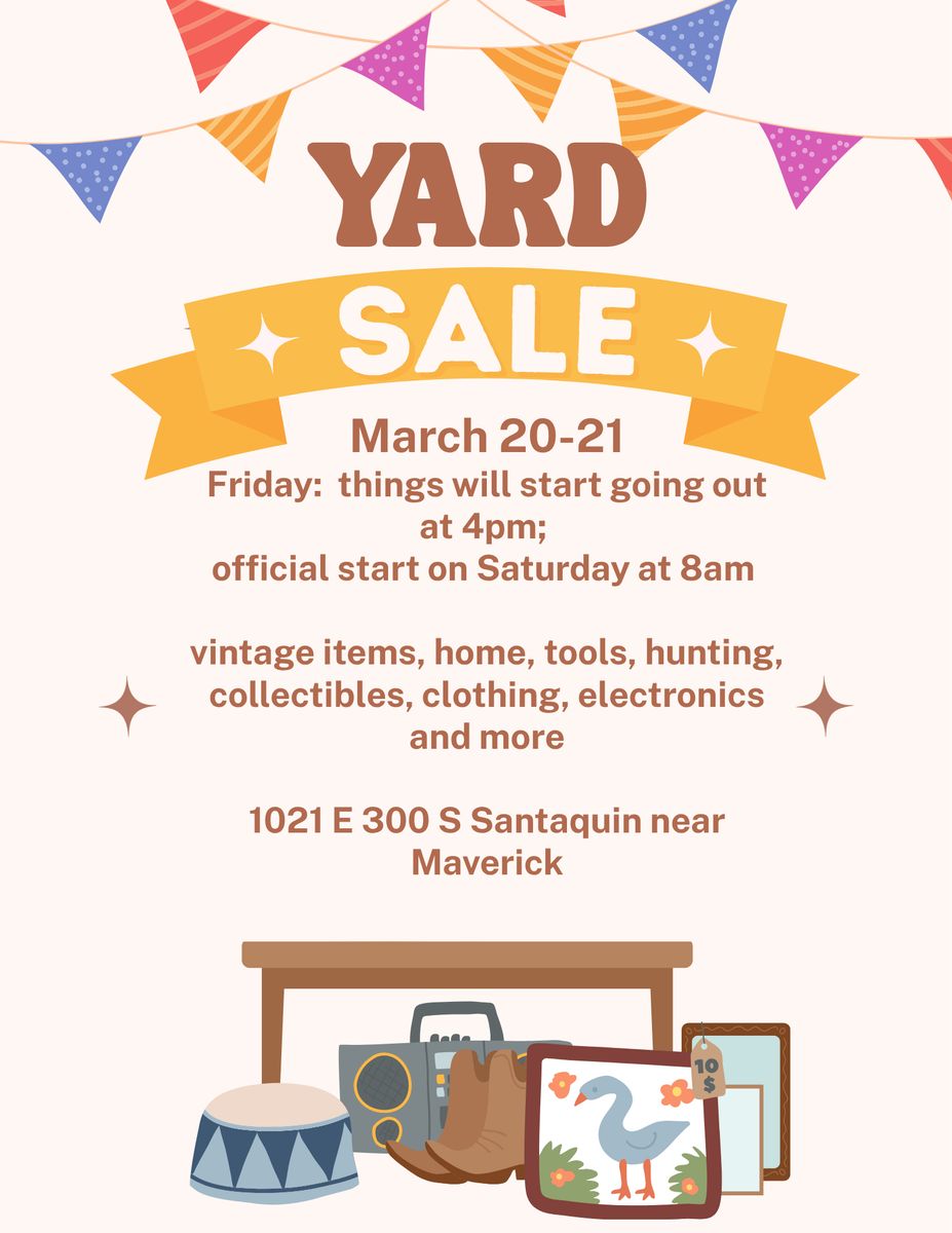 Big Yard Sale