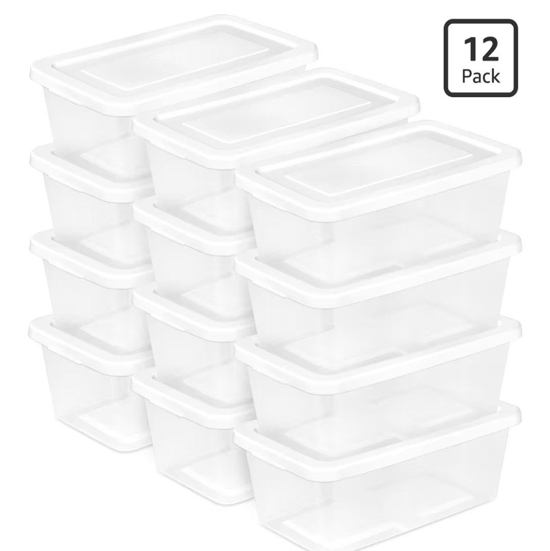 New steralite storage bins with lids