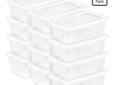 New steralite storage bins with lids