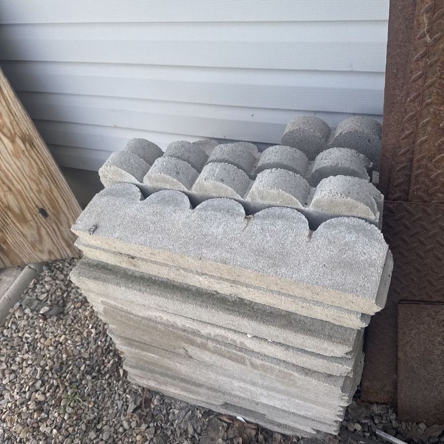 Concrete Edging Scalloped Landscape Borders