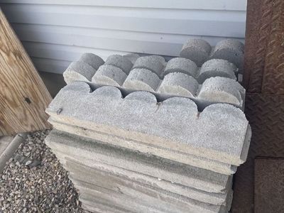 Concrete Edging Scalloped Landscape Borders