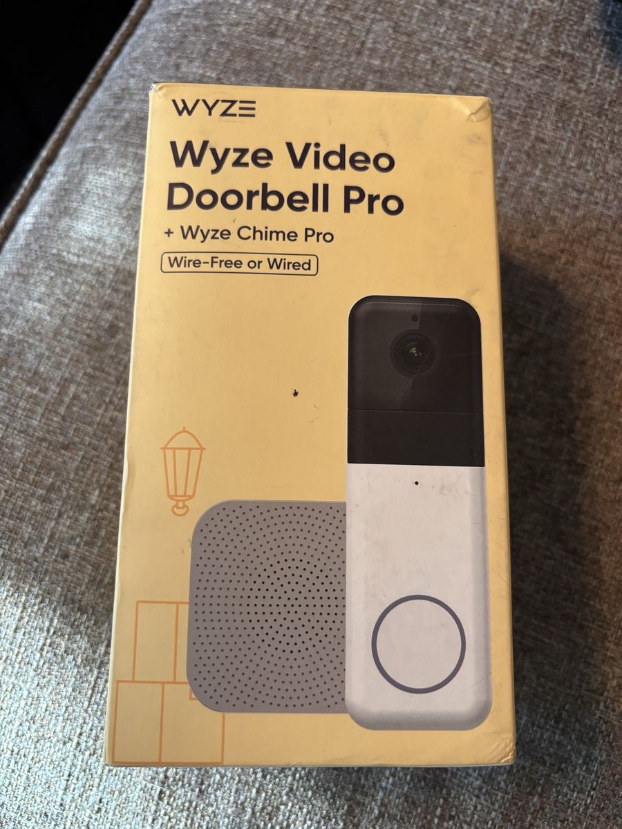 Brand new in the box Wyze video doorbell camera