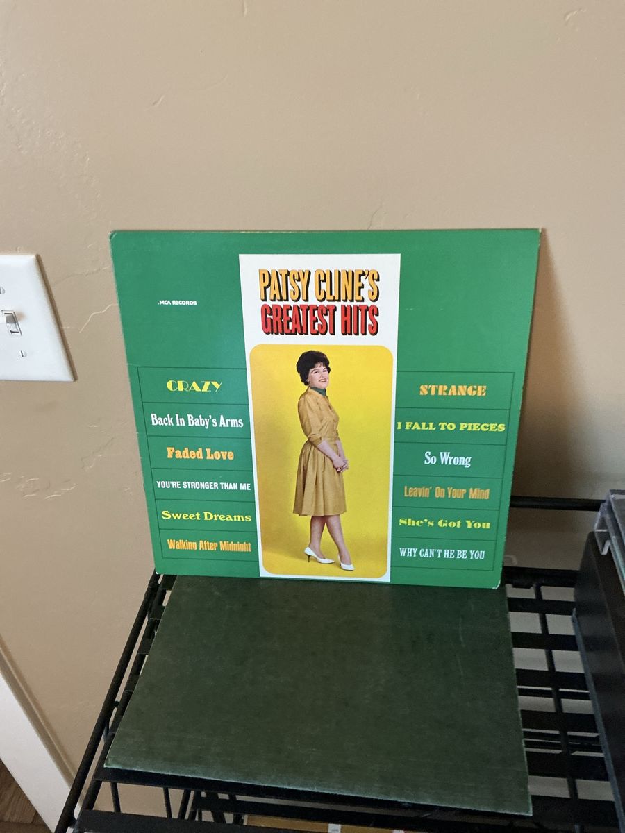 Patsy Cline's Greatest Hits Vinyl Record MCA Records