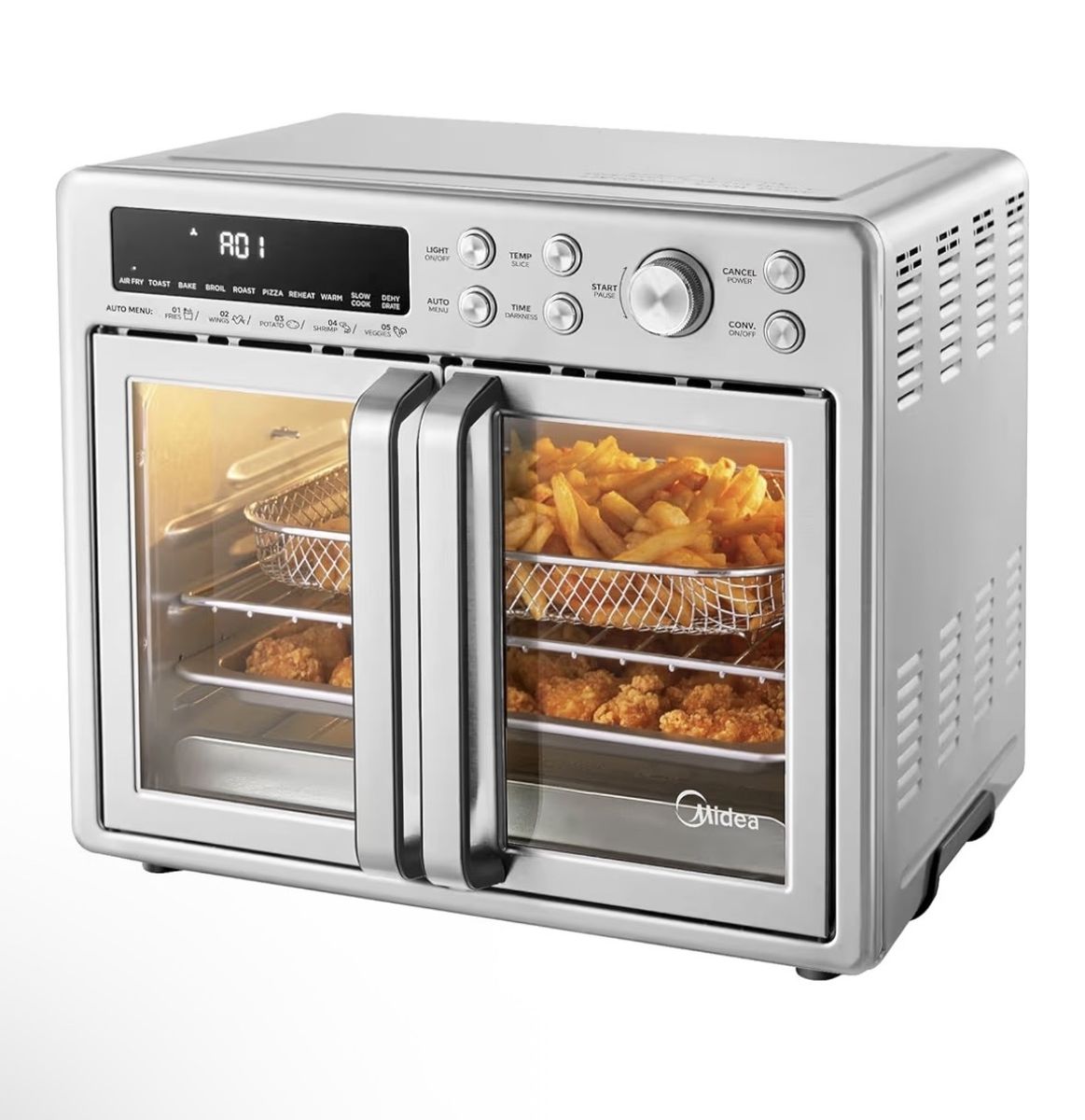 French Door Toaster Oven Air Fryer Combo