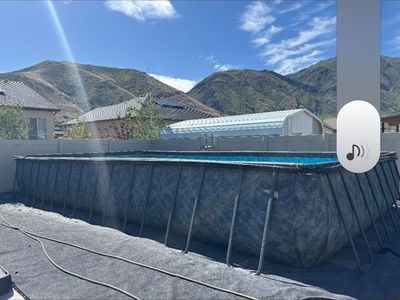 16 X 32 foot rectangular pool 52inches deep