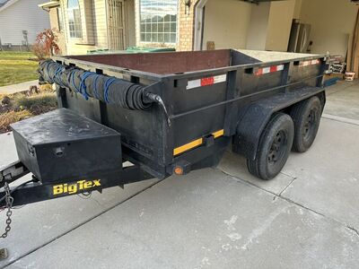 10ft Dump Trailer - For Rent