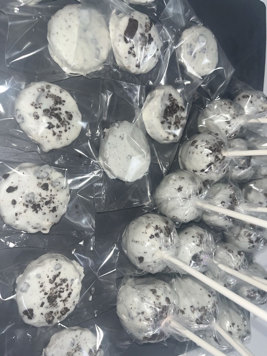 Cookies and Cream Cake Pops and Cake bites - Individually Wrapped