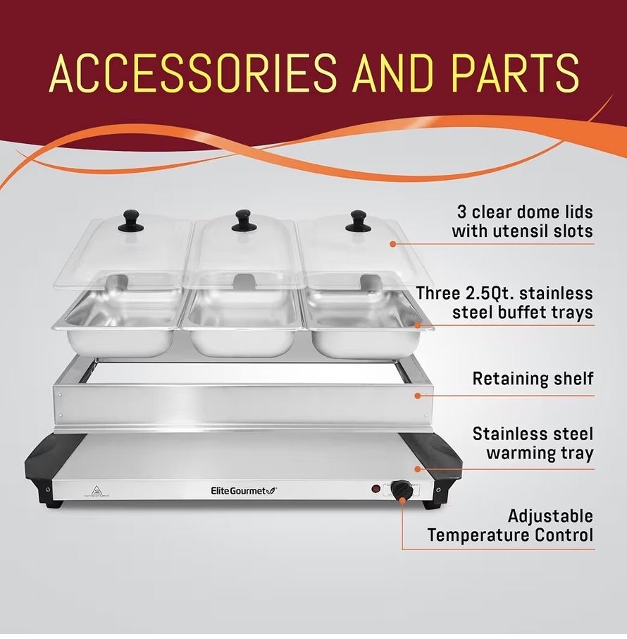 Food Buffet Warmer Station