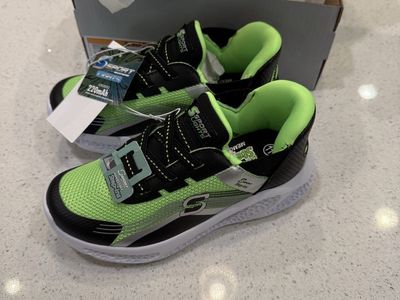 New with tags S Sport by Skechers Lights Hands Free Step-Ins Boy's Shoes Size 11