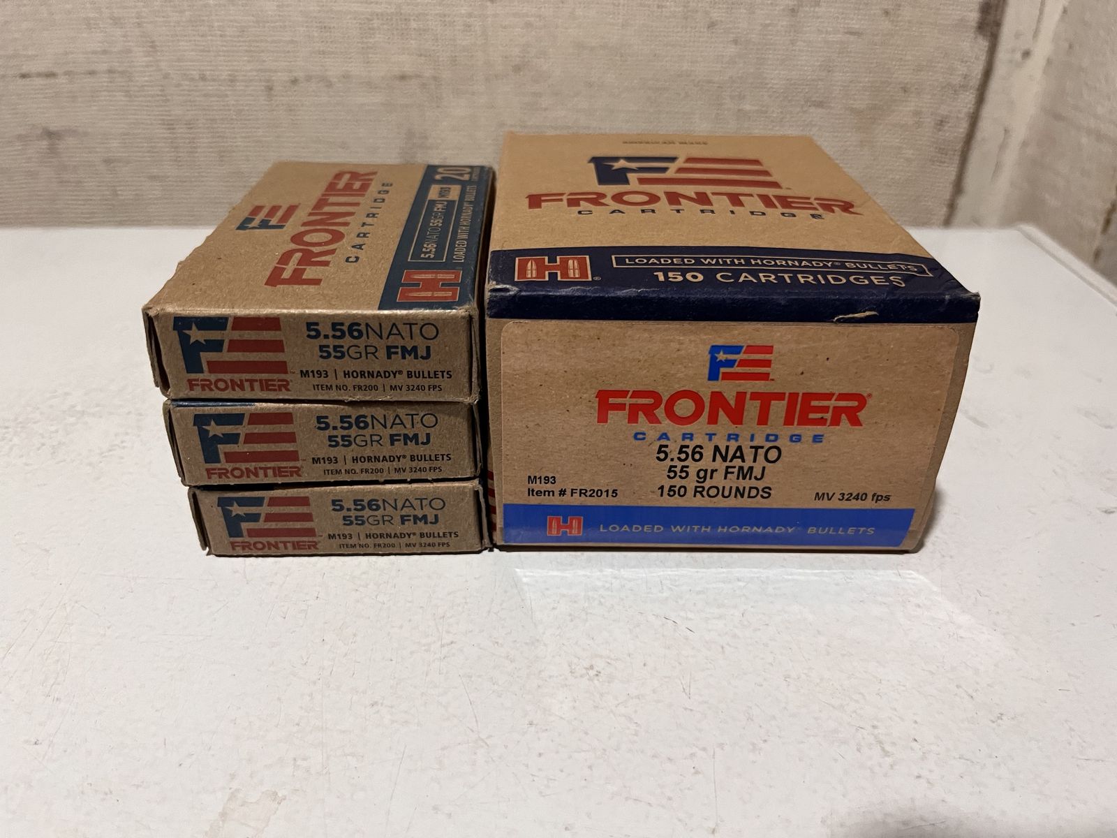 Hornady Frontier 5.56 NATO 55gn - 230 rounds
