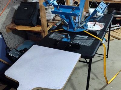 4 Color Screen Print Press