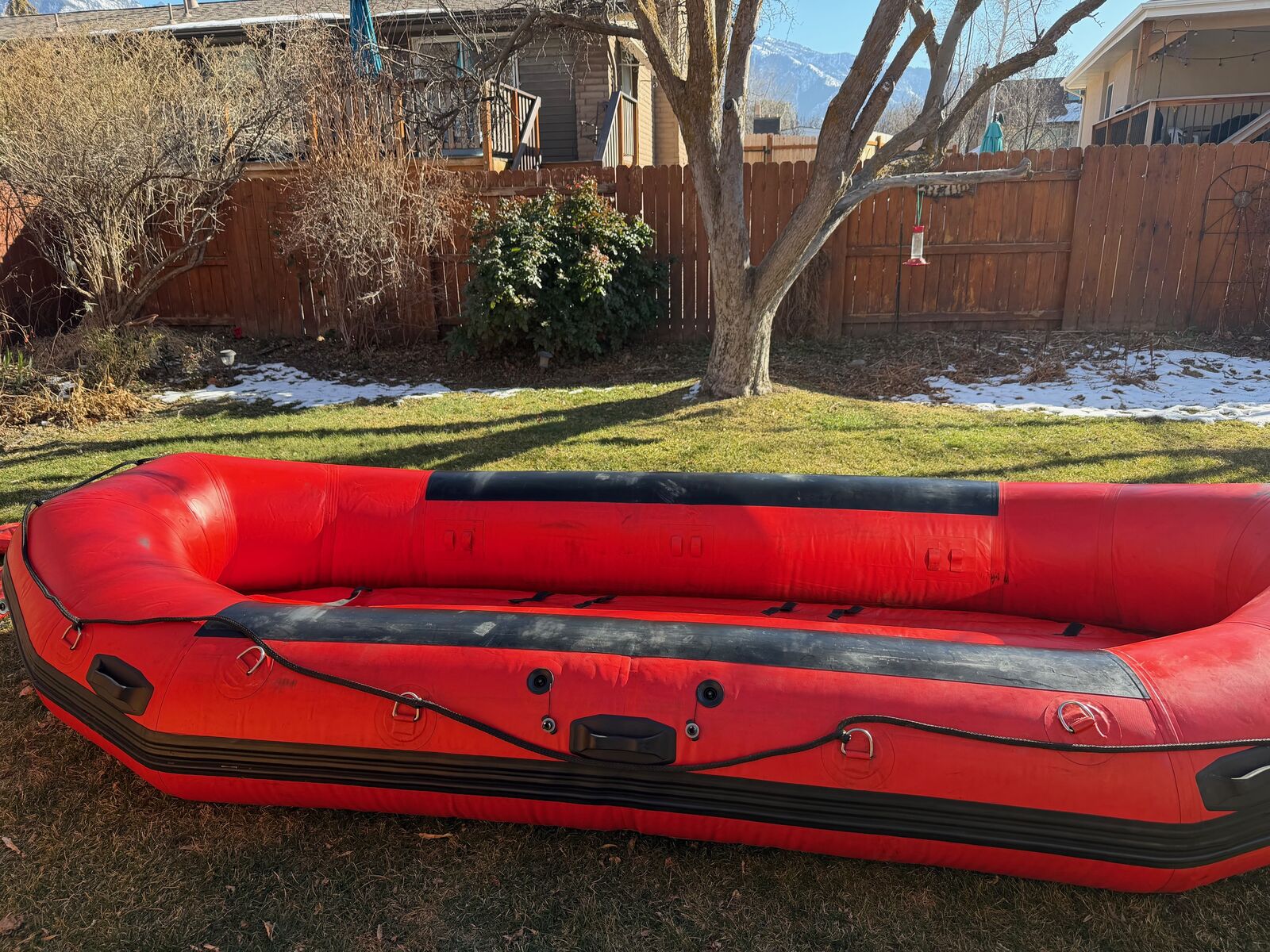 14' Self Bailing raft for sale