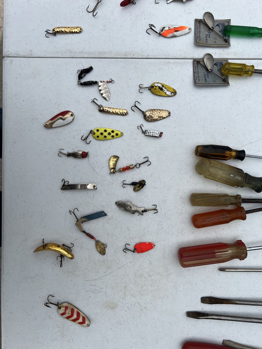 Two for $1.00 Assorted Fishing Lures - Spoons, Spinners & Plugs  2 for $1.00