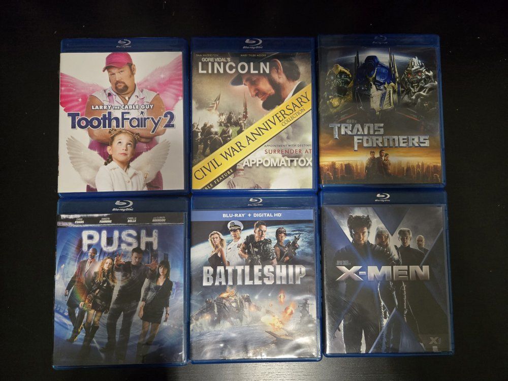 Blu-ray Movies: Gently used