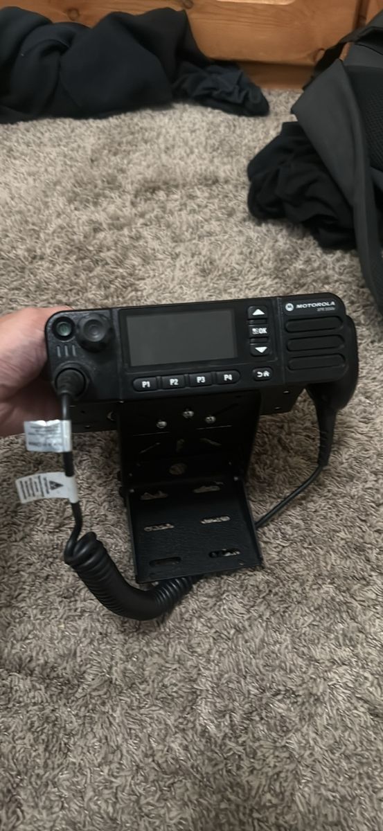 Motorola XPR 5550e Mobile Two-Way Radio with Mount and Mic. $400. Perfect condition. Brand new it’s cost $800, I’m asking $400