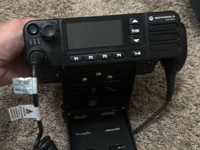 Motorola XPR 5550e Mobile Two-Way Radio with Mount and Mic. $400. Perfect condition. Brand new it’s cost $800, I’m asking $400