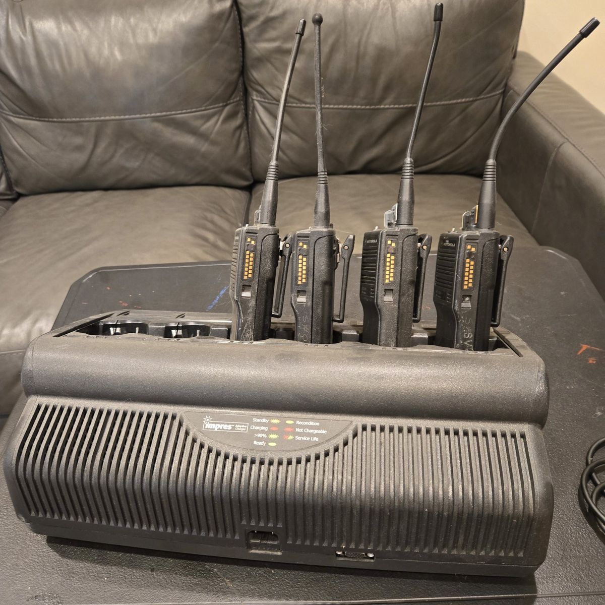 Motorola 800MHz police style radios plus charger