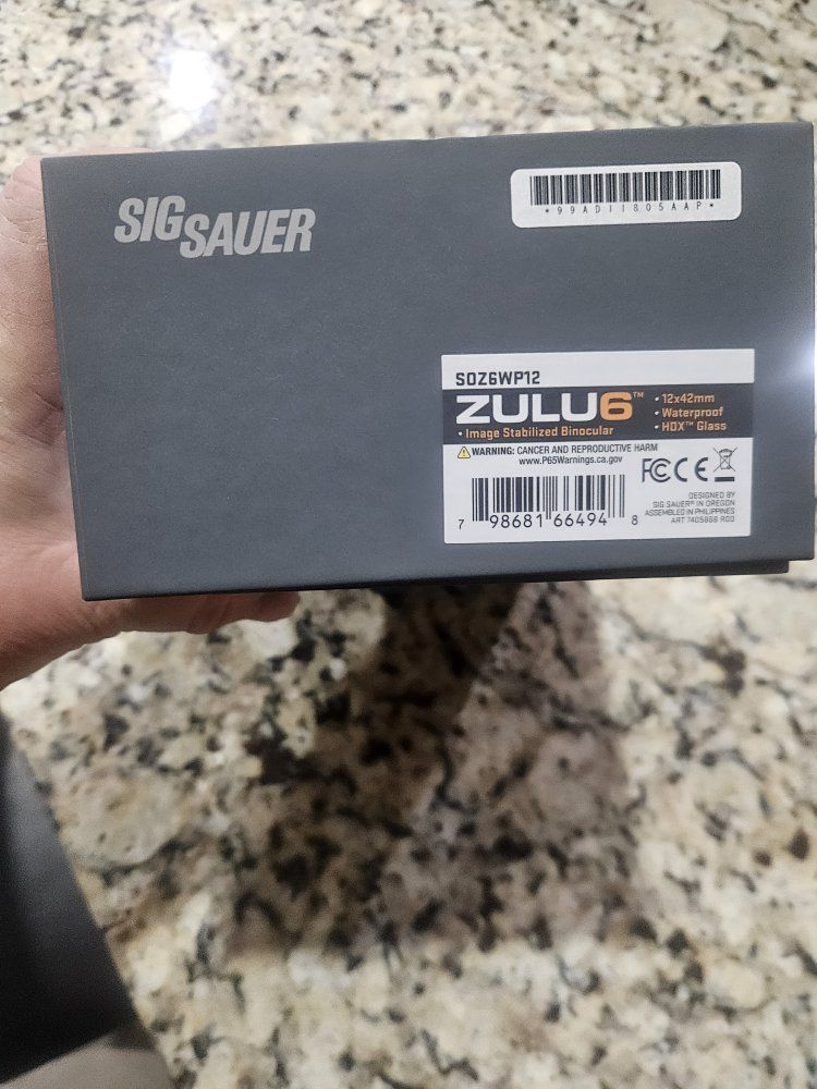 Brand New Sig Zulu 12×42 binoculars