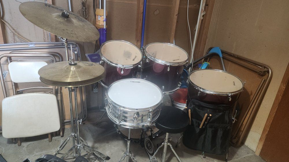5 piece beginner drum set