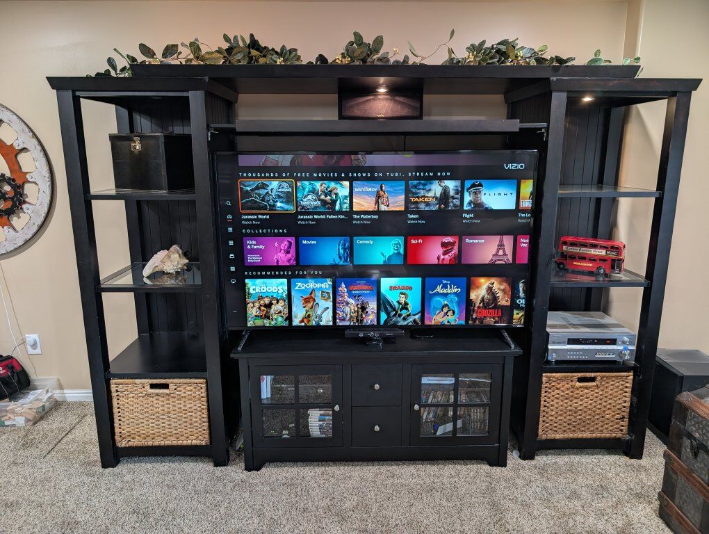 Entertainment Center with 65" HDTV